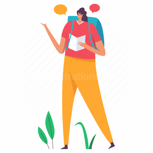 Social Media and Communication  illustration preview image